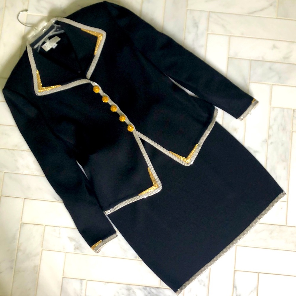 St John Collection Vintage Jacket/Skirt Sz. 8